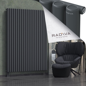 Mati Radiateur En Aluminium 1900x1550 Anthracite Foncé Bas à gauche 50mm