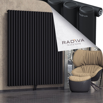 Mati Radiateur En Aluminium 1900x1772 Noir Bas Milieu 50mm