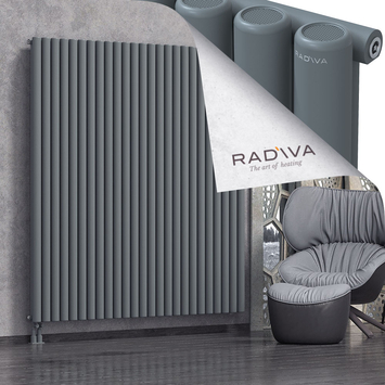 Mati Radiateur En Aluminium 1900x1846 Anthracite Bas à gauche 50mm