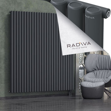 Mati Radiateur En Aluminium 1900x1920 Anthracite Foncé Bas à droite 50mm
