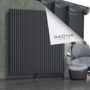 Mati Radiateur En Aluminium 1900x1994 Anthracite Foncé Bas Milieu 50mm