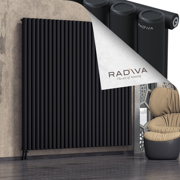 Mati Radiateur En Aluminium 1900x2068 Noir Bas à gauche 50mm