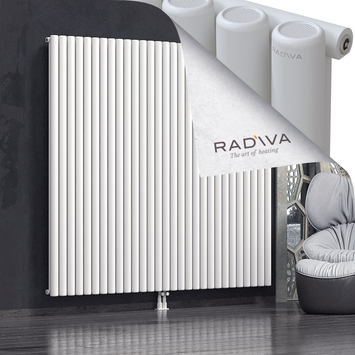 Mati Radiateur En Aluminium 1900x2142 Blanc Bas Milieu 50mm