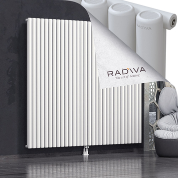 Mati Radiateur En Aluminium 1900x2216 Blanc Bas Milieu 50mm