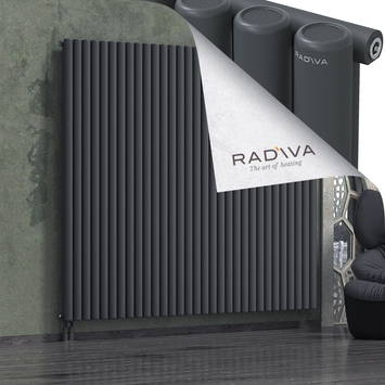 Mati Radiateur En Aluminium 1900x2290 Anthracite Foncé Bas à gauche 50mm