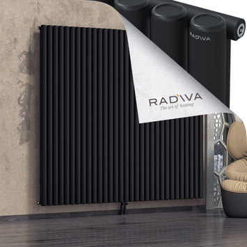 Mati Radiateur En Aluminium 1900x2290 Noir Bas Milieu 50mm