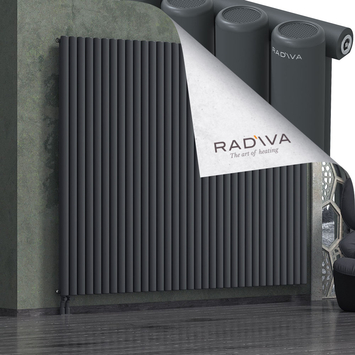 Mati Radiateur En Aluminium 1900x2438 Anthracite Foncé Bas à gauche 50mm