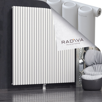Mati Radiateur En Aluminium 2000x2068 Blanc Bas Milieu 50mm