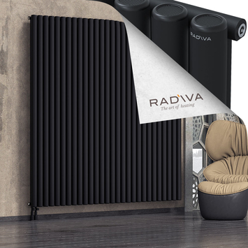 Mati Radiateur En Aluminium 2000x2068 Noir Bas à gauche 50mm