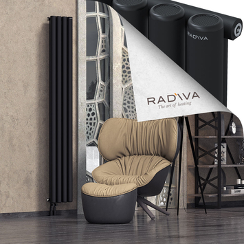 Mati Radiateur En Aluminium 2000x292 Noir Bas à gauche 50mm