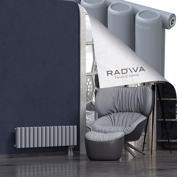 Mati Radiateur En Aluminium 300x1106 Gris Bas à droite 50mm