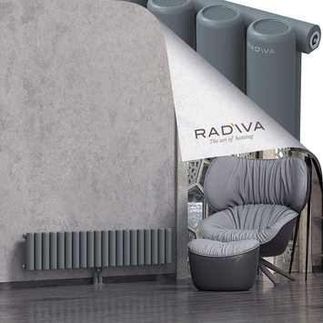Mati Radiateur En Aluminium 300x1476 Anthracite Bas Milieu 50mm