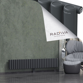 Mati Radiateur En Aluminium 300x1994 Anthracite Foncé Bas Milieu 50mm