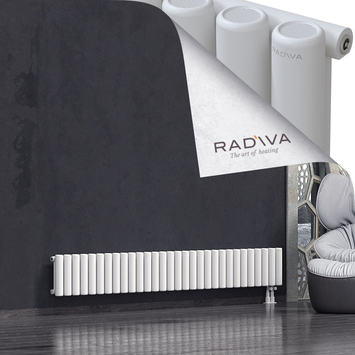 Mati Radiateur En Aluminium 300x2216 Blanc Bas à droite 50mm
