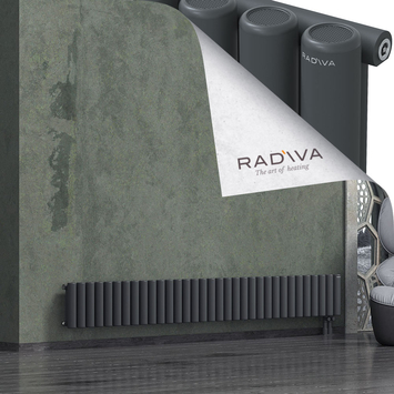 Mati Radiateur En Aluminium 300x2438 Anthracite Foncé Bas à droite 50mm