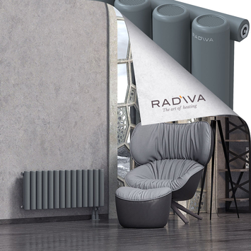 Mati Radiateur En Aluminium 400x1032 Anthracite Bas à droite 50mm