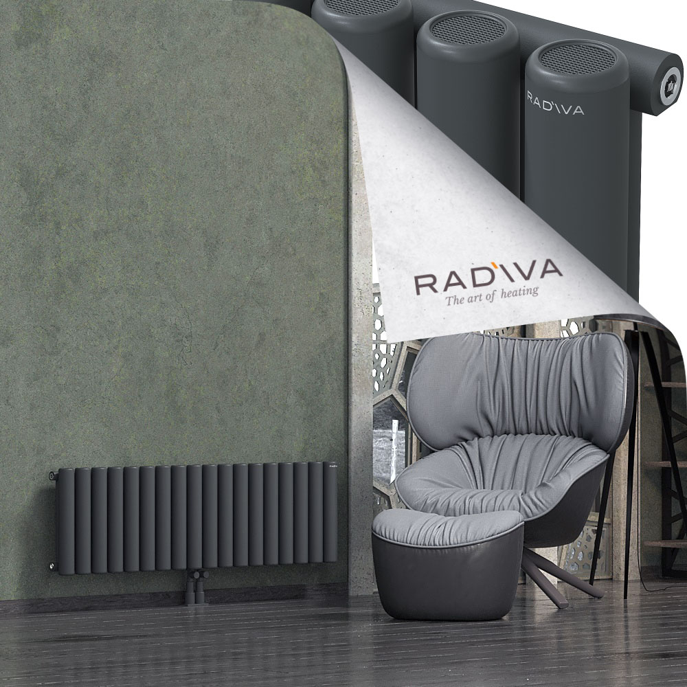 Mati Radiateur En Aluminium 400x1328 Anthracite Foncé - 2