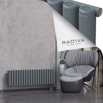 Mati Radiateur En Aluminium 400x1476 Anthracite Bas à droite 50mm