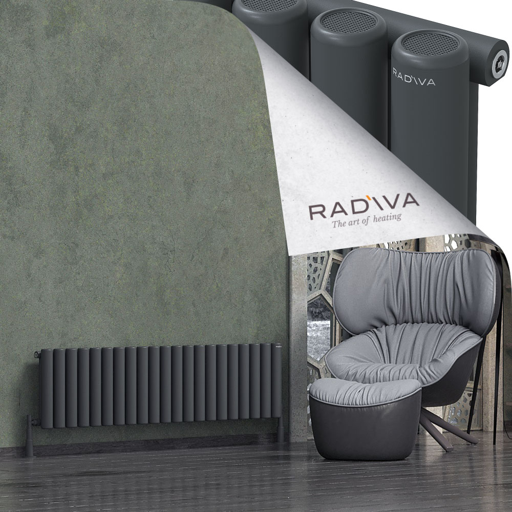 Mati Radiateur En Aluminium 400x1550 Anthracite Foncé - 1
