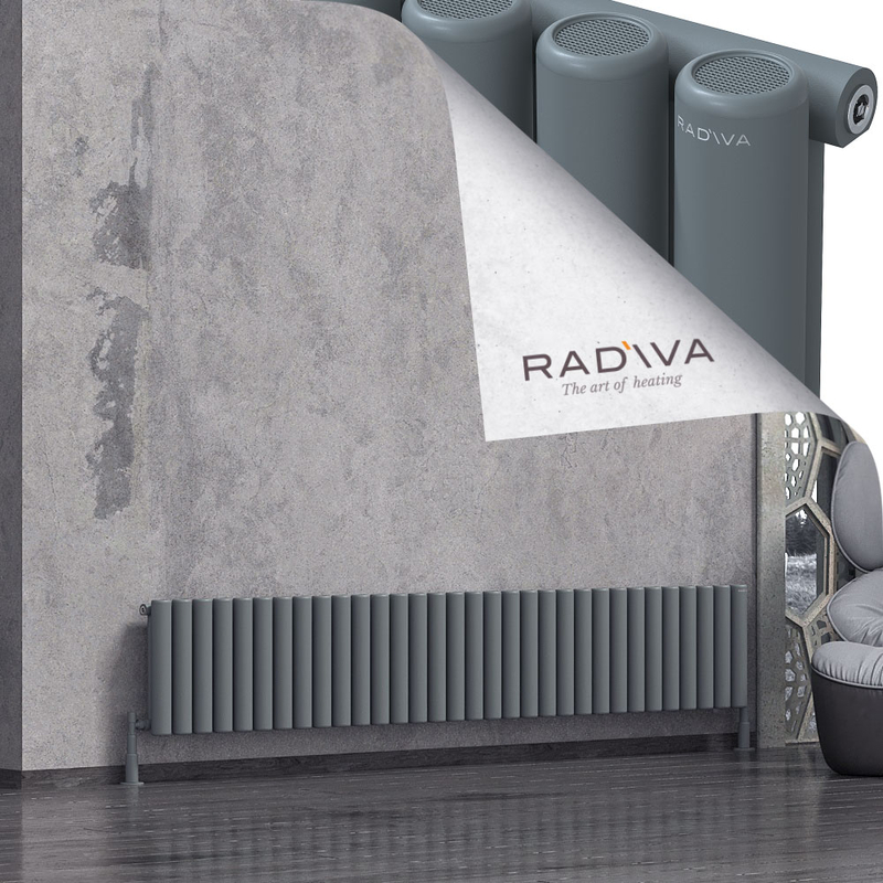 Mati Radiateur En Aluminium 400x2364 Anthracite 