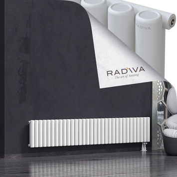 Mati Radiateur En Aluminium 400x2364 Blanc Bas à droite 50mm