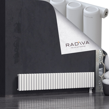 Mati Radiateur En Aluminium 400x2438 Blanc Bas à droite 50mm