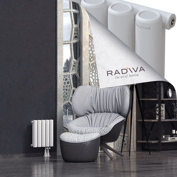 Mati Radiateur En Aluminium 400x366 Blanc Bas à droite 50mm