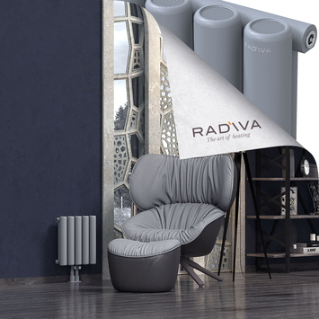 Mati Radiateur En Aluminium 400x366 Gris Bas Milieu 50mm