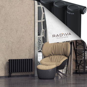 Mati Radiateur En Aluminium 400x884 Noir Bas à gauche 50mm