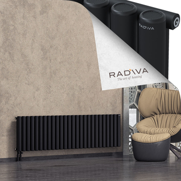 Mati Radiateur En Aluminium 500x1920 Noir Bas à gauche 50mm