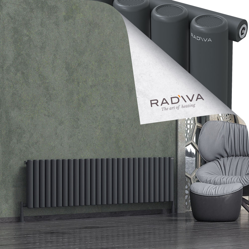 Mati Radiateur En Aluminium 500x1994 Anthracite Foncé 