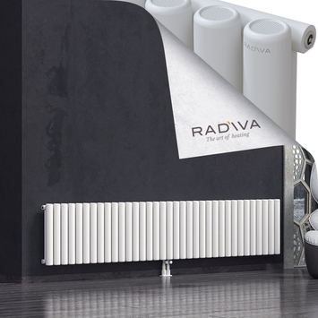 Mati Radiateur En Aluminium 500x2586 Blanc Bas Milieu 50mm