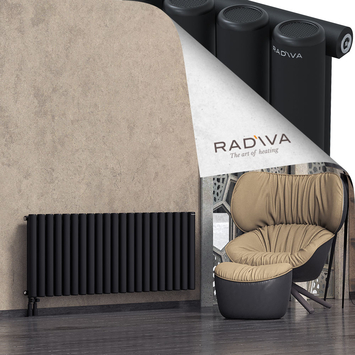 Mati Radiateur En Aluminium 600x1550 Noir Bas à gauche 50mm