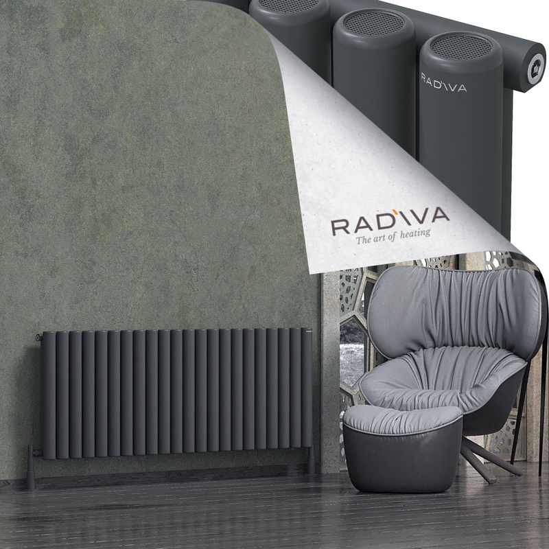 Mati Radiateur En Aluminium 600x1624 Anthracite Foncé 