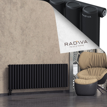 Mati Radiateur En Aluminium 600x1846 Noir Bas à gauche 50mm
