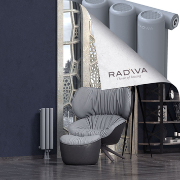 Mati Radiateur En Aluminium 600x218 Gris Bas à droite 50mm
