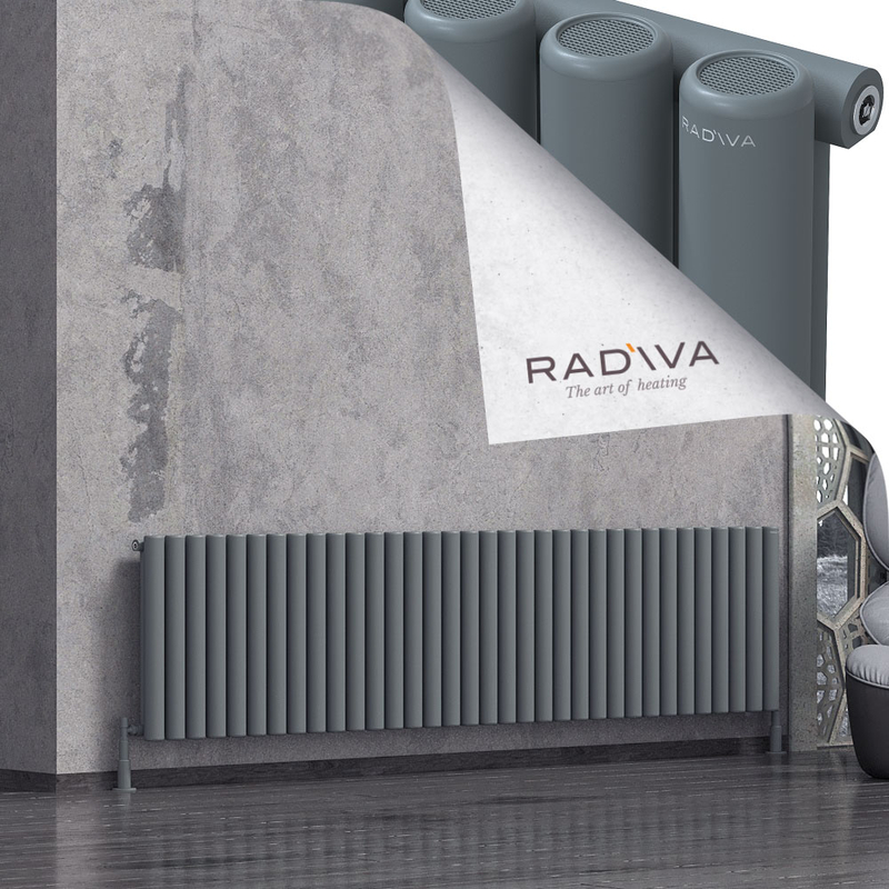 Mati Radiateur En Aluminium 600x2512 Anthracite 