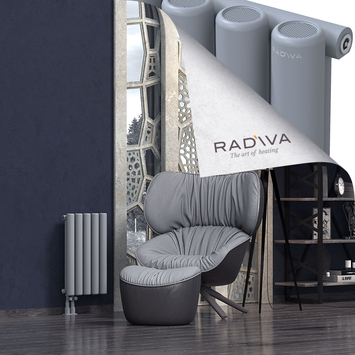 Mati Radiateur En Aluminium 600x366 Gris Bas à gauche 50mm