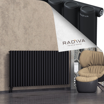 Mati Radiateur En Aluminium 900x1920 Noir Bas à gauche 50mm