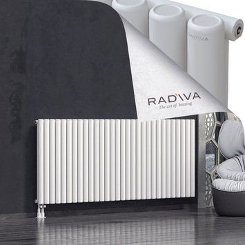 Mati Radiateur En Aluminium 900x2216 Blanc Bas à gauche 50mm