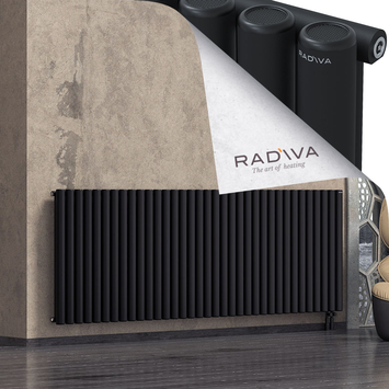 Mati Radiateur En Aluminium 900x2586 Noir Bas à droite 50mm
