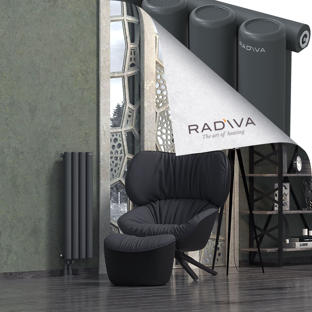 Mati Radiateur En Aluminium 900x292 Anthracite Foncé - 3