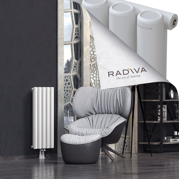 Mati Radiateur En Aluminium 900x366 Blanc Bas Milieu 50mm
