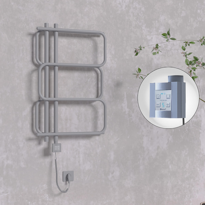 Matsu Elektrikli Havlupan 540x884 Antrasit (KTX4 Termostat) 300W Spiral Kablolu