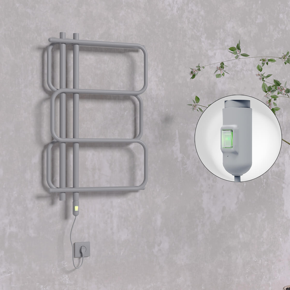 Matsu Elektrikli Havlupan 540x884 Antrasit (On/Off Düğmeli) 300W - 1