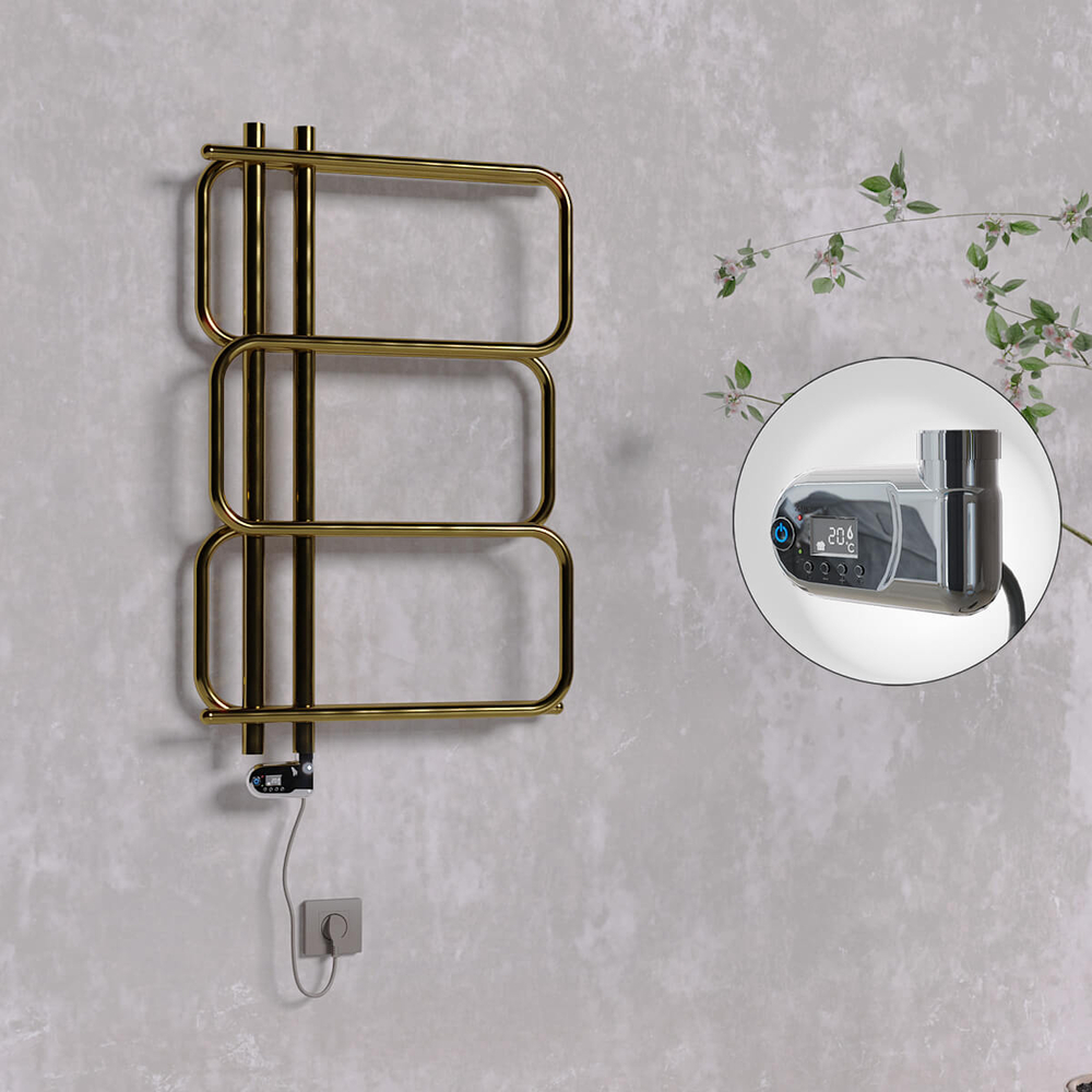 Matsu Elektrikli Havlupan 540x884 Bronz (Thesis Termostat) 200W - 1