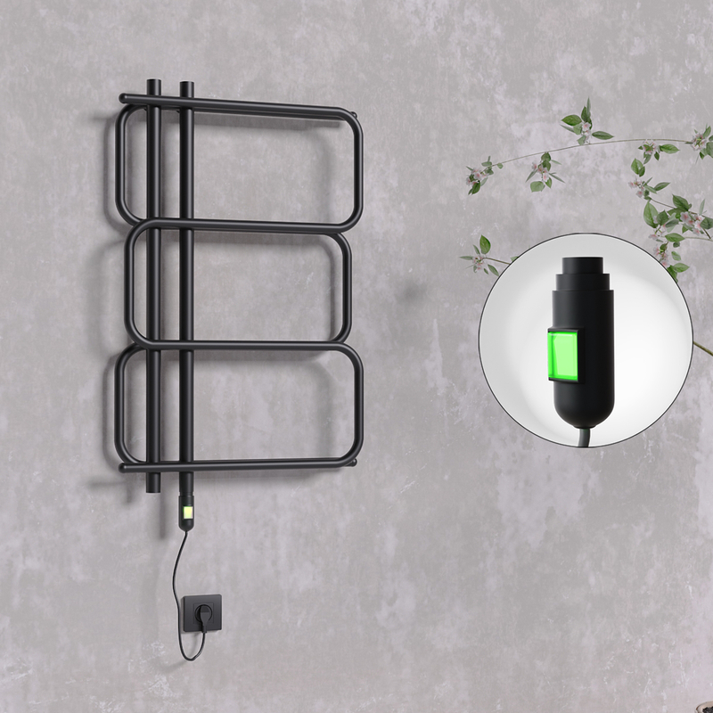 Matsu Elektrikli Havlupan 540x884 Siyah (On/Off Düğmeli) 300W 