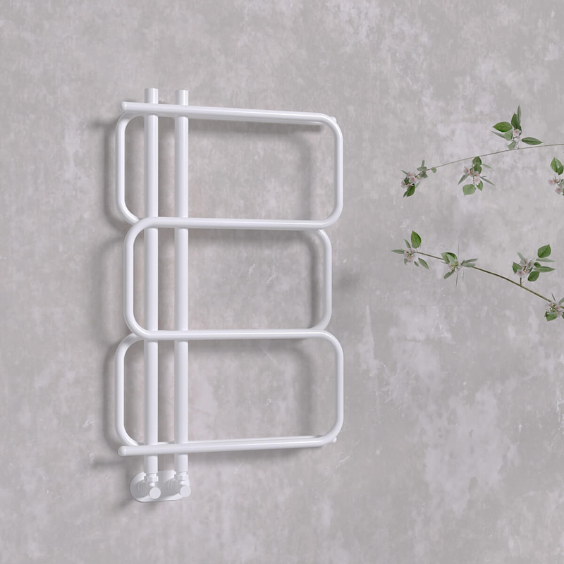 Matsu Sèche-serviettes Décoratif 540x884 Blanc