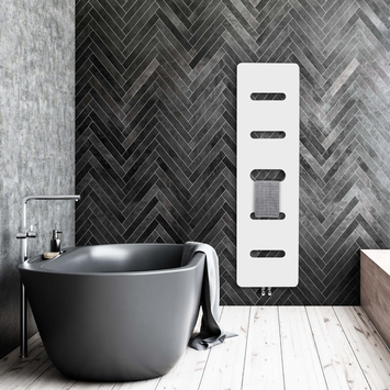 Mekong Slim Design Towel Rail 490x1790 White