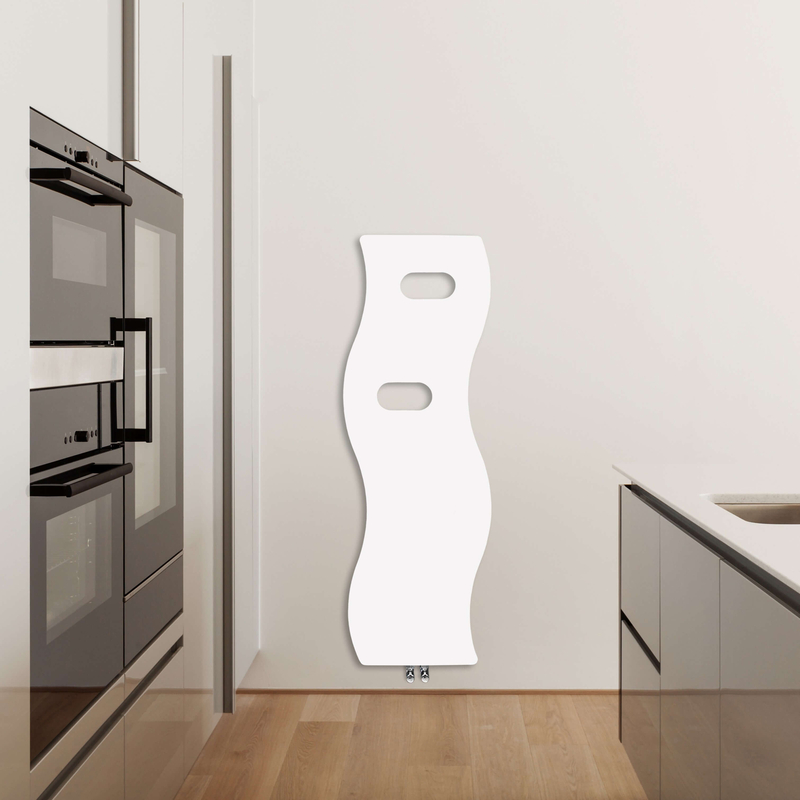 Muscha Sèche-serviettes Design Fin 500x1390 Blanc 